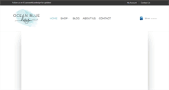 Desktop Screenshot of oceanbluedesign.com